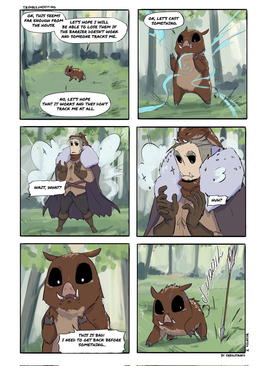 eugenia_kelheor's tweet photo. 🌳Three in a Tree: Troubleshooting
Now you all know that Beleard is the cutest boar 🐽
#WebtoonCanvas #webtoon #webcomic #Webtoon_コミックス #threeinatree https://t.co/X8K5zGrCf7