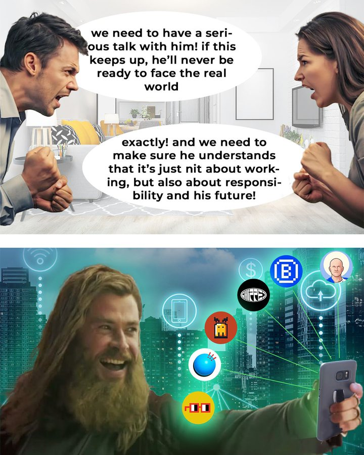 <a href="/BuildOnCyber/">Cyber</a> <a href="/Optimism/">Optimism</a> <a href="/Web3WithBinance/">Web3WithBinance</a> 
They think I’m just playing on social media and worry that I won't be able to face the world, but they don’t know that their son is working on a project that will shake the world.

Complete the creative bounties now! #SocialSummer