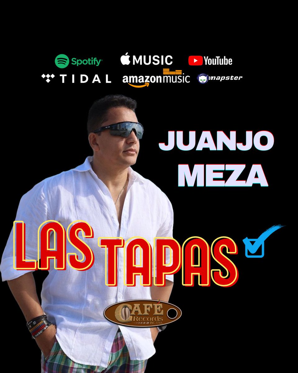 <a href="/juanjomeza/">juanjo</a> Goza con este clásico "Las Tapas" Disponible en tu plataforma digital favorita y déjate llevar por el ritmo
@CafefeRecords
🎧 orcd.co/yvjamk7
 youtu.be/NiIRjRkr-rQ?si…
🌐 caferecords.net
<a href="/Caferecords/">Cafe Records</a>

🌎 dmilentetv.com
#DMiLenteTV #JuanJoMeza