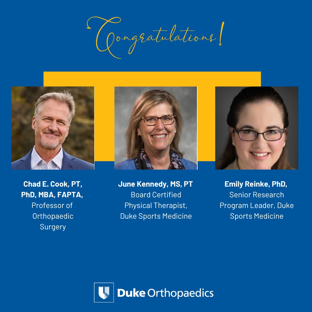 Duke Orthopaedics (@dukeortho) on Twitter photo ⭐ Congratulations to <a href="/chadcookpt/">ChadCookPT</a>, June Kennedy, MS, PT, Emily Reinke, PhD, <a href="/Grant_Garrigues/">Dr. Grant Garrigues</a>, and other contributors for receiving the 2025 Charles S. Neer Award from <a href="/ASESmembers/">American Shoulder and Elbow Surgeons</a> in clinical science. <a href="/DukeOrtho/">Duke Orthopaedics</a> <a href="/DukeMedSchool/">Duke University School of Medicine</a> duke.is/y/dud2 ⭐ Congratulations to <a href="/chadcookpt/">ChadCookPT</a>, June Kennedy, MS, PT, Emily Reinke, PhD, <a href="/Grant_Garrigues/">Dr. Grant Garrigues</a>, and other contributors for receiving the 2025 Charles S. Neer Award from <a href="/ASESmembers/">American Shoulder and Elbow Surgeons</a> in clinical science. <a href="/DukeOrtho/">Duke Orthopaedics</a> <a href="/DukeMedSchool/">Duke University School of Medicine</a> duke.is/y/dud2