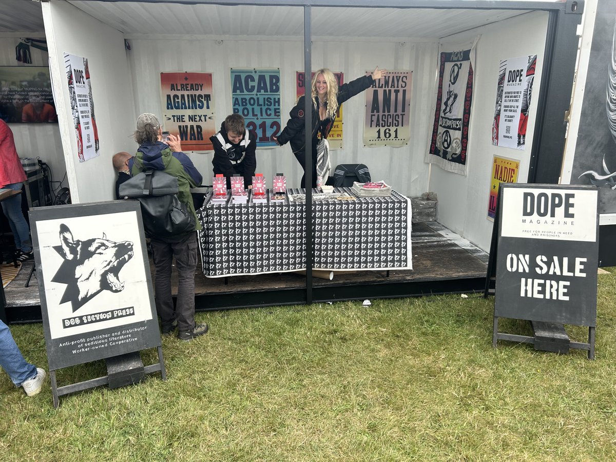 The DOPE/DSP box at <a href="/MassiveAttackUK/">Massive Attack</a>'s Act 1.5 Climate (direct) Action Accelerator...