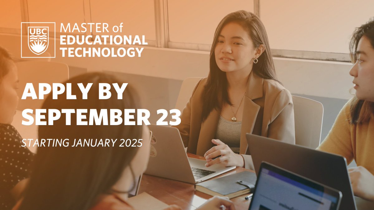 Learn more about how you can leverage educational technology in your teaching practice through the MET program. Apply before September 23 to join the January 2025 intake: mvnt.us/m2420845