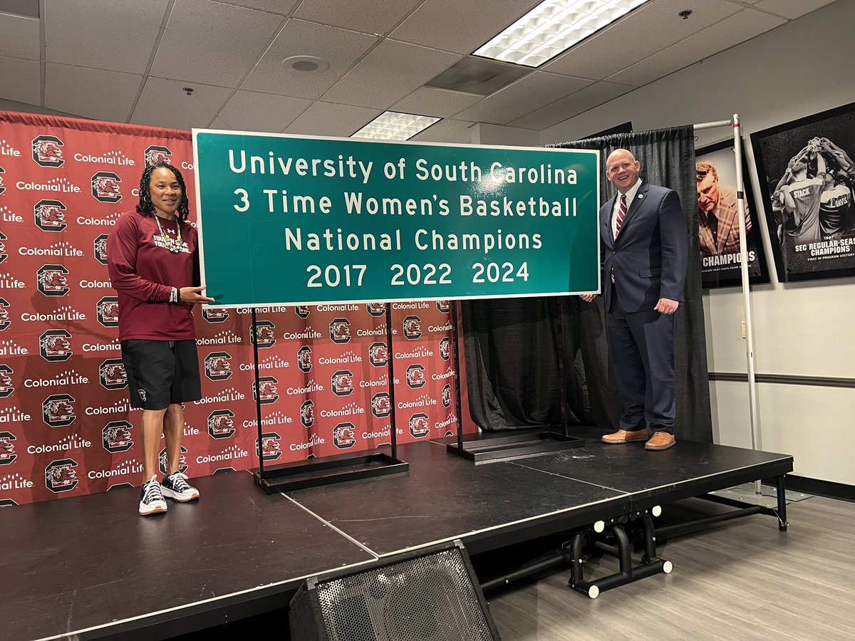 Coming soon to Columbia and SC Welcome Centers!

Thanks <a href="/SCDOTPress/">SCDOT</a> and Secretary Powell for helping us celebrate 𝒂𝒏𝒐𝒕𝒉𝒆𝒓 National Championship!