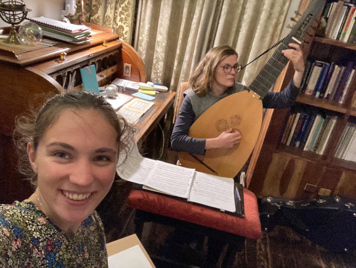Late night rehearsals for our concert 'Euridice, My Fair' on 6th Sept at Great Malvern Priory. Very exciting! Don't miss it! Privilege for me to have been invited into <a href="/luteweb/">Elizabeth Pallett</a> corner! 🤭🤭🤭🥳🥳🥳
See you there!