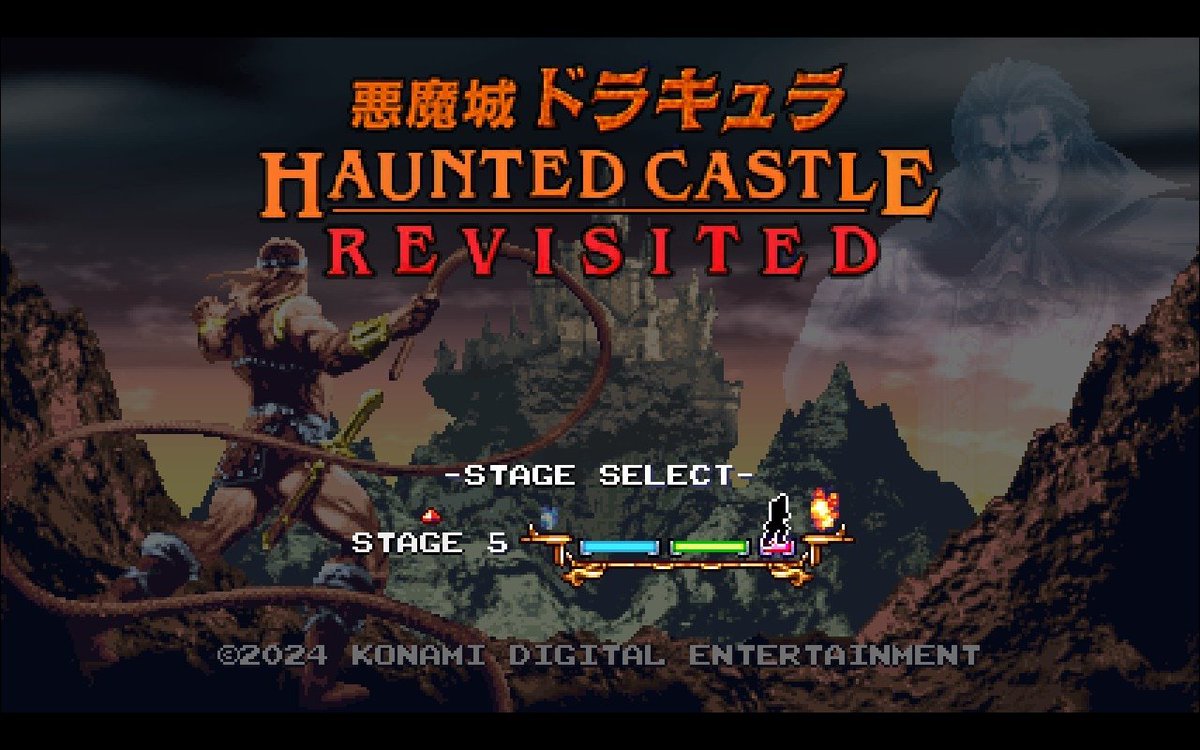 Pero Konami... ¿¡qué sorpresa es ésta!?

Haunted Castle Revisited... lo acabo de probar y es una PASADA :-D