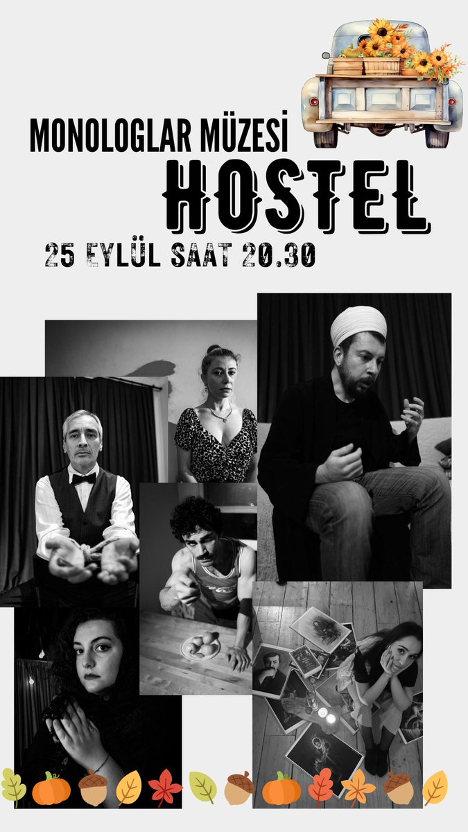Monologlar Müzesi “Hostel” projesinde Türkçe’nin yanı sıra İngilizce, Fransızca, Ermenice, Almanca performanslar izleme şansınız olacak ❤️ tiyatrolar.com.tr/m/tiyatro-bile…