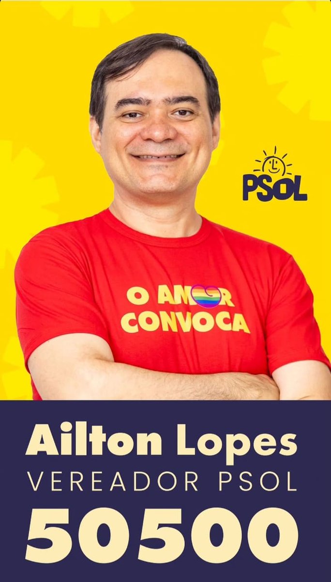 TessieReis's tweet photo. @omarceloleao Com a coragem e a força de nossas lutas, é  @ailtonlopespsol 50.500 https://t.co/tVrpXPi3B4