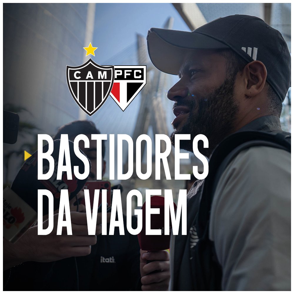 Agora é Copa do Brasil! Bastidores da viagem do Galo para São Paulo: youtu.be/CJfCZMJcWdA 🐔✈️