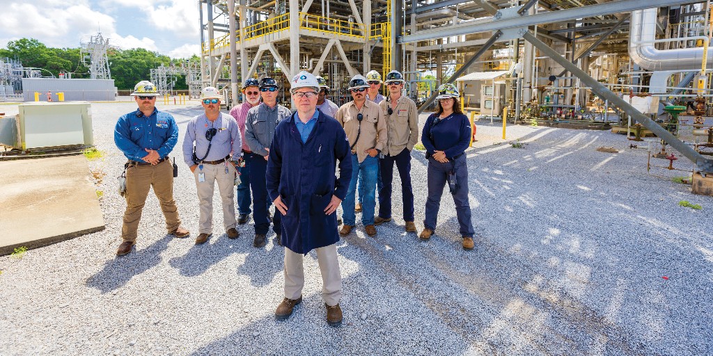 In 2014, <a href="/EastmanChemCo/">Eastman Chemical Co.</a> acquired the Taminco Corp., including its plant located in Pace in Santa Rosa County. Today, the facility employs over 100 workers and has about 50 resident contractors. Learn more: bit.ly/478mEO2. 📸: <a href="/mikefender/">Mike Fender</a>