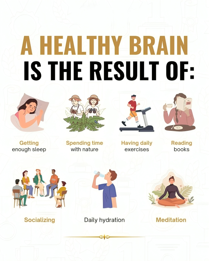 XBuildersSpace's tweet photo. A healthy brain is the result of: https://t.co/l5eNTCgS9Z