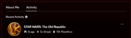 SINCE WHEN WAS THIS A THING ON MY DISCORD PROFILE??? the way im being outed???? HELLO??