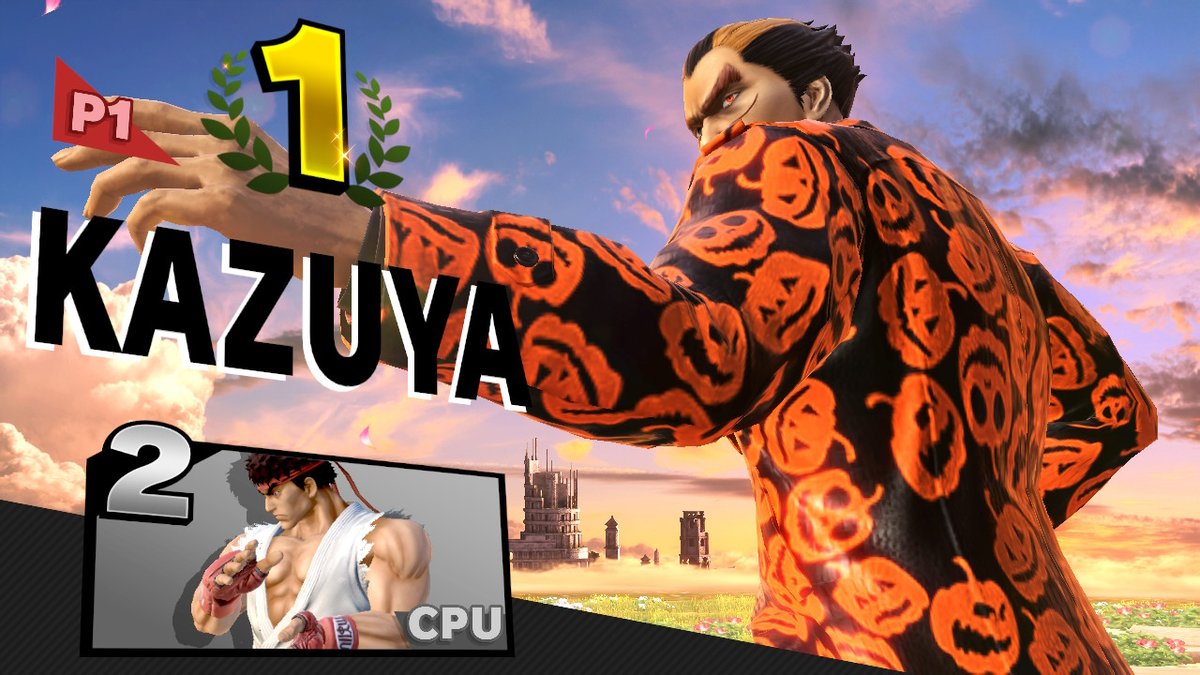 DualSaga184's tweet photo. I made a David S Pumpkins Kazuya mod. Any questions? https://t.co/36NNXqkFGp #SaveSmash https://t.co/ux7ZO6YdSE