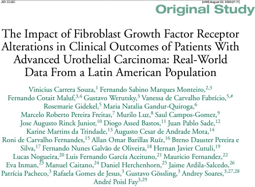 Mauricio Fernandez L (@mflazzaro_gu) on Twitter photo Excellent contribution to the knowledge of UC biology in LATAM. Thanks to the <a href="/LACOG_group/">LACOG - Latin American Cooperative Oncology Group</a> for allowing me to participate.
sciencedirect.com/science/articl… Excellent contribution to the knowledge of UC biology in LATAM. Thanks to the <a href="/LACOG_group/">LACOG - Latin American Cooperative Oncology Group</a> for allowing me to participate.
sciencedirect.com/science/articl…