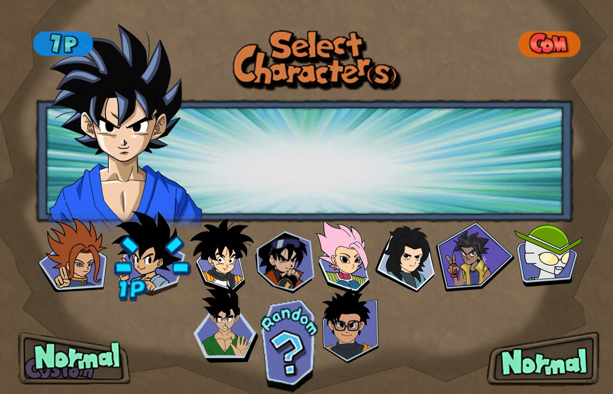 yuzogin's tweet image. Dragon Ball Z Budokai - Select Character Screen Collab

#dragonballbudokai #db #oc #saiyan #collab