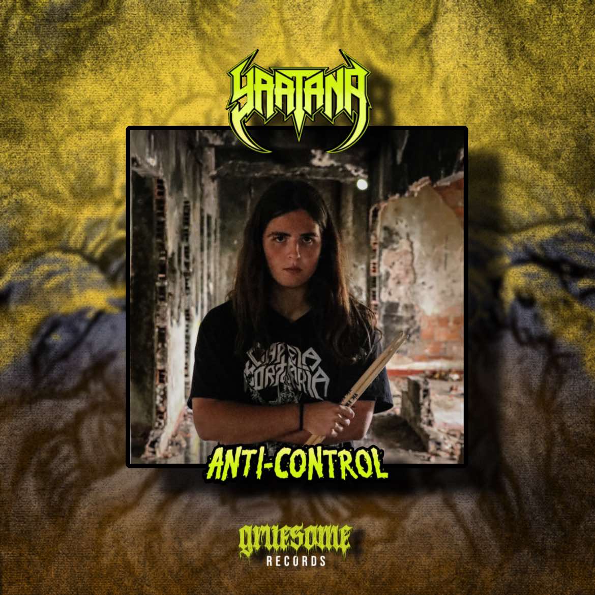 Gruesome Records (@gruesomerecords) on Twitter photo ☢️ NEW <a href="/yaatanaofficial/">yaatana</a> CD is out now and ready to ship!
Debut EP "Anti-Control" is a fierce and violent display of old school THRASH/CROSSOVER/PUNK from Portugal!
BUY/STREAM:
gruesomerecords.bandcamp.com/album/anti-con…
#Yaatana #GruesomeRecords #ThrashMetal #Crossover #Punk #Metal #underground ☢️ NEW <a href="/yaatanaofficial/">yaatana</a> CD is out now and ready to ship!
Debut EP "Anti-Control" is a fierce and violent display of old school THRASH/CROSSOVER/PUNK from Portugal!
BUY/STREAM:
gruesomerecords.bandcamp.com/album/anti-con…
#Yaatana #GruesomeRecords #ThrashMetal #Crossover #Punk #Metal #underground