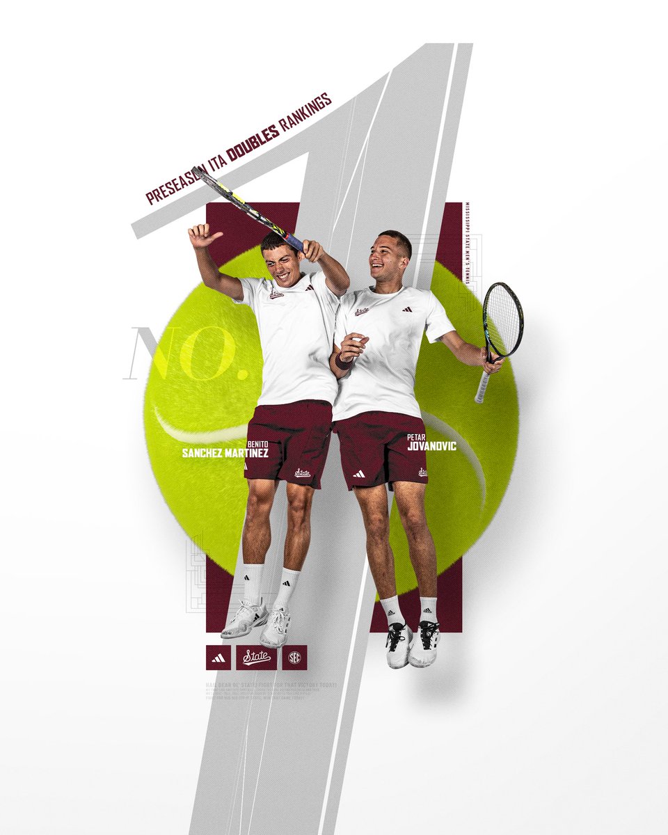 HailStateMT's tweet photo. The No. 1 doubles team in the country resides in StarkVegas! #HailState🐶 https://t.co/PdrpnOJSBH