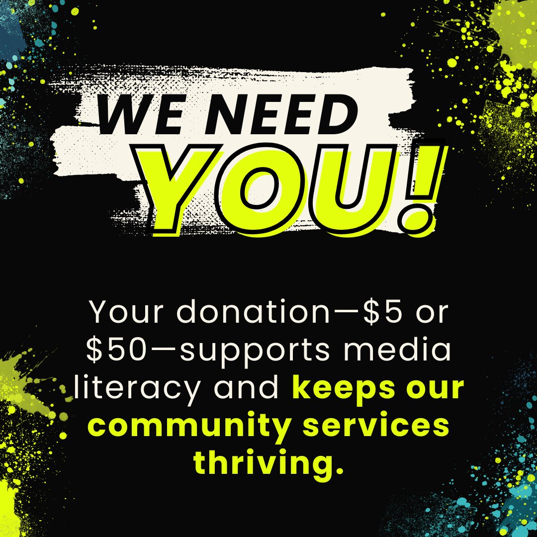CMACTV's tweet image. Did you know that 75% of CMAC’s funding comes from cable TV subscribers, but that’s shrinking as more switch to streaming? Help bridge the gap and support community media! 🫶

🚀💫 givebutter.com/supportcmac
#SupportCommunityMedia #CommunityMedia #ShareYourStories