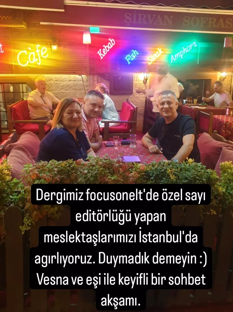 Ahmet BAŞAL (@ahmet__basal) on Twitter photo Announcement to our colleagues who have served as guest editors for a special issue of our journal <a href="/FocusonElt/">Focus on ELT Journal</a>.
If you happen to be in Istanbul, we would love to host you to express our thanks :)
This time with Vesna... Announcement to our colleagues who have served as guest editors for a special issue of our journal <a href="/FocusonElt/">Focus on ELT Journal</a>.
If you happen to be in Istanbul, we would love to host you to express our thanks :)
This time with Vesna...