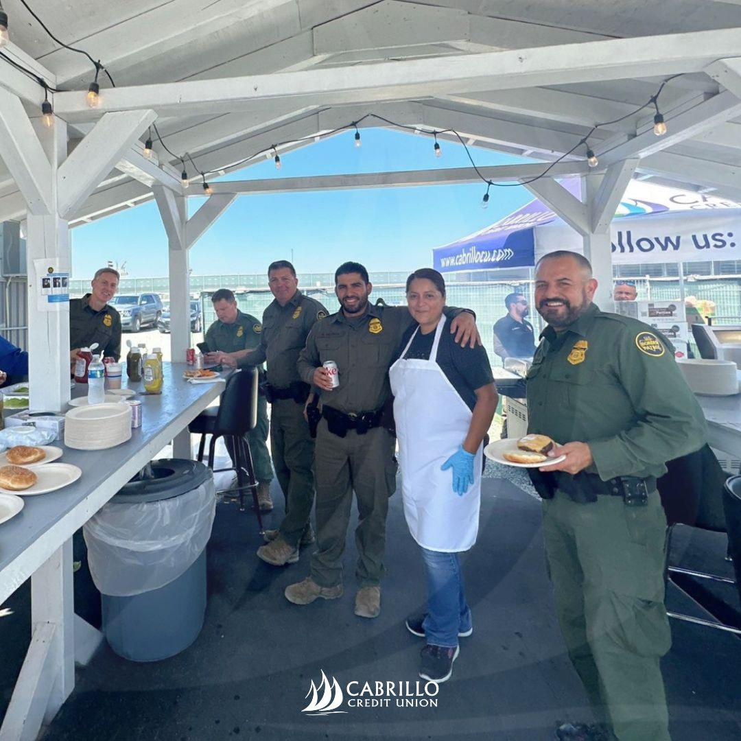 cabrillocu's tweet photo. Cabrillo Credit Union proudly supports our USBP family with a special BBQ fundraiser event. Join us as we come together in solidarity and community spirit to uplift one of our own. Let's make a difference, showing that our bonds are strong and unwavering. https://t.co/fgUOk1fCMT