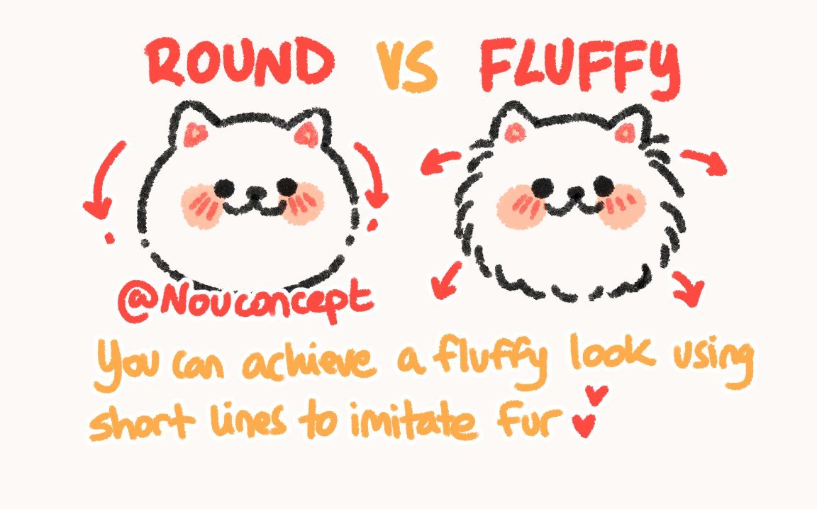 nouconcept's tweet image. different ways of drawing different things ✨🩵