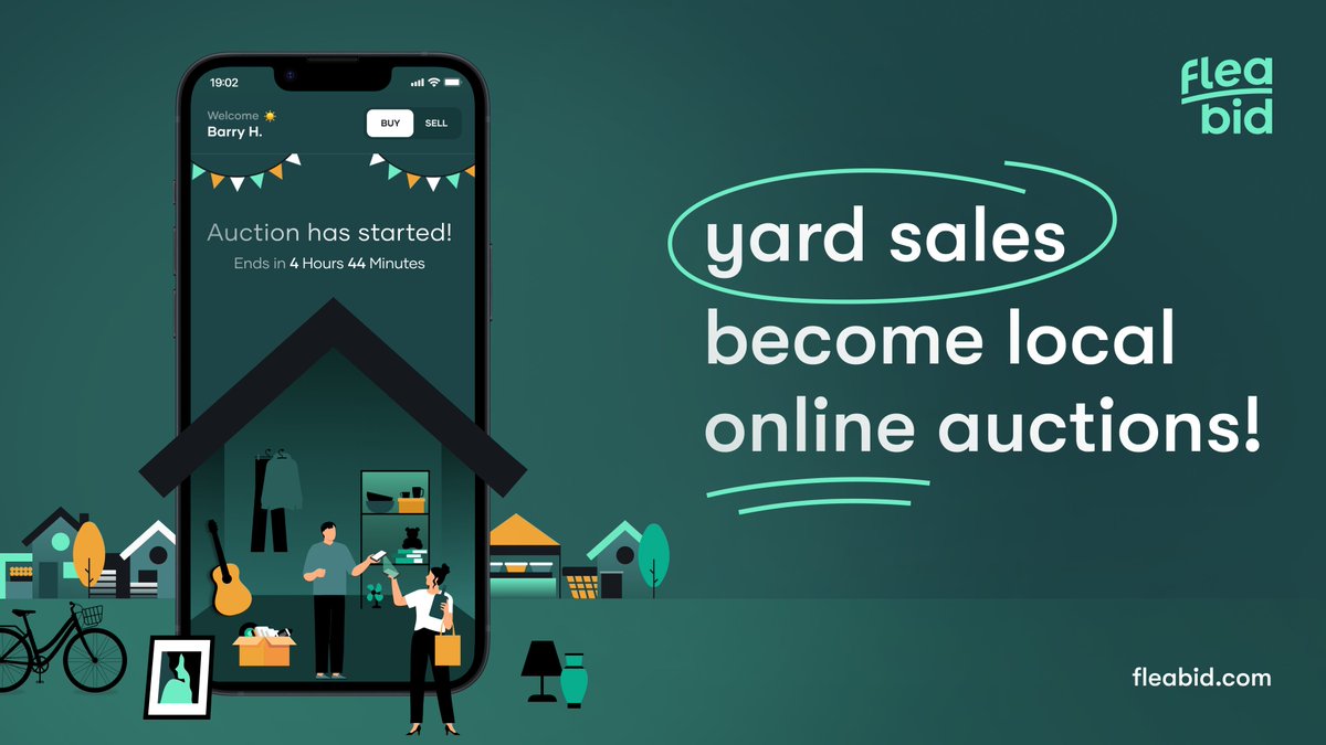 Hello, World! We're bringing yard sales online, starting right here in Sacramento. Check out the items in our first local auction happening this Saturday at 9:00 AM! Want to sell? List your items now. For more details, visit fleabid.com and join the community! 🎉