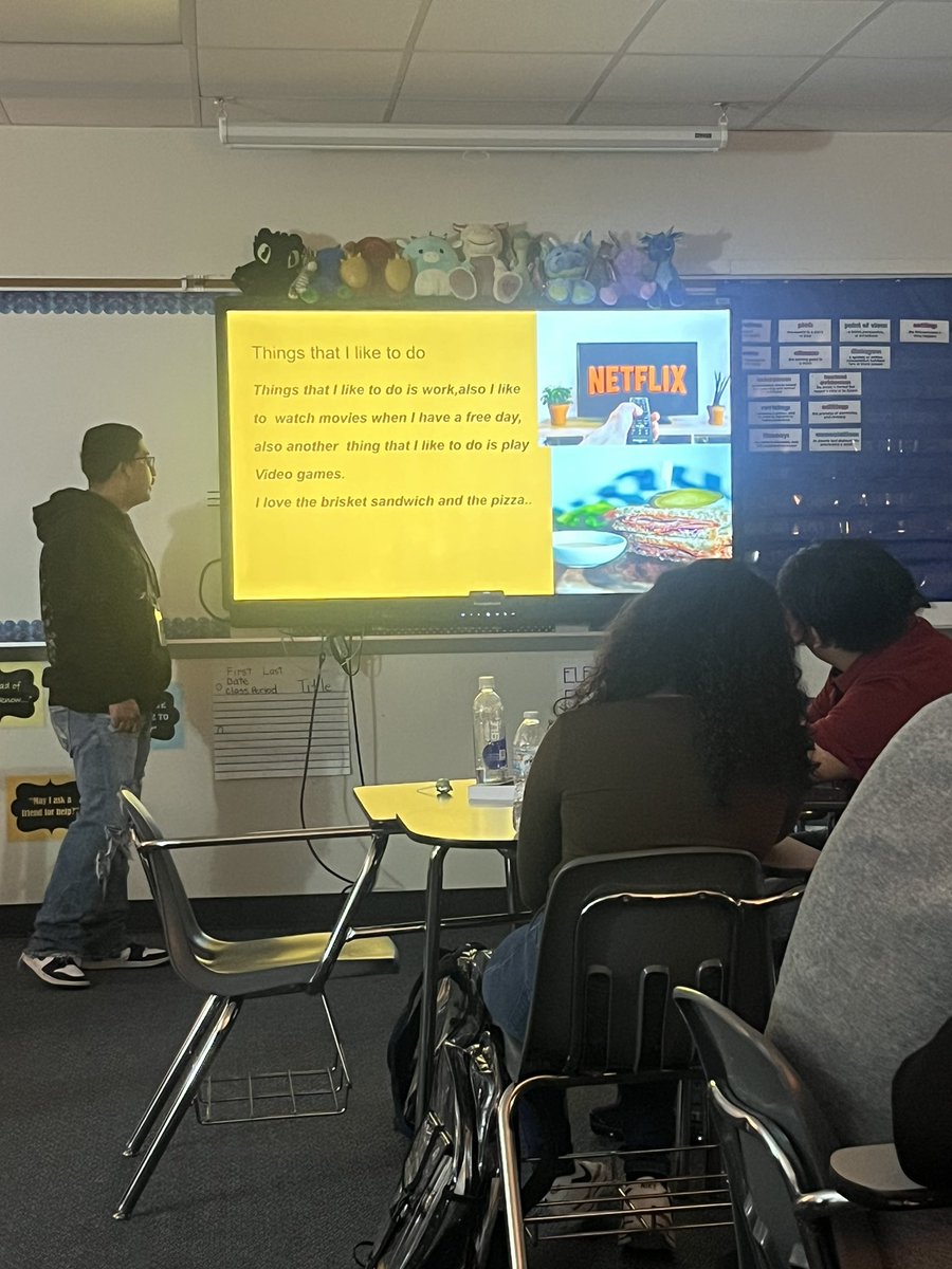Mrs. Podvin, M.Ed (@mrs_podvin) on Twitter photo First role play of the year in our NAC room and student presentations in SSL English 4! Working on those speaking ELPS 🗣️💛🌎💜 #oneloveonevillage <a href="/marroyopeterson/">Michelle Arroyo</a> <a href="/jvhsprincipal/">Ms. Wiley</a> <a href="/Cassicrouch592/">Cₐₛₛₐₙdᵣₐ Cᵣₒᵤcₕ</a> First role play of the year in our NAC room and student presentations in SSL English 4! Working on those speaking ELPS 🗣️💛🌎💜 #oneloveonevillage <a href="/marroyopeterson/">Michelle Arroyo</a> <a href="/jvhsprincipal/">Ms. Wiley</a> <a href="/Cassicrouch592/">Cₐₛₛₐₙdᵣₐ Cᵣₒᵤcₕ</a>