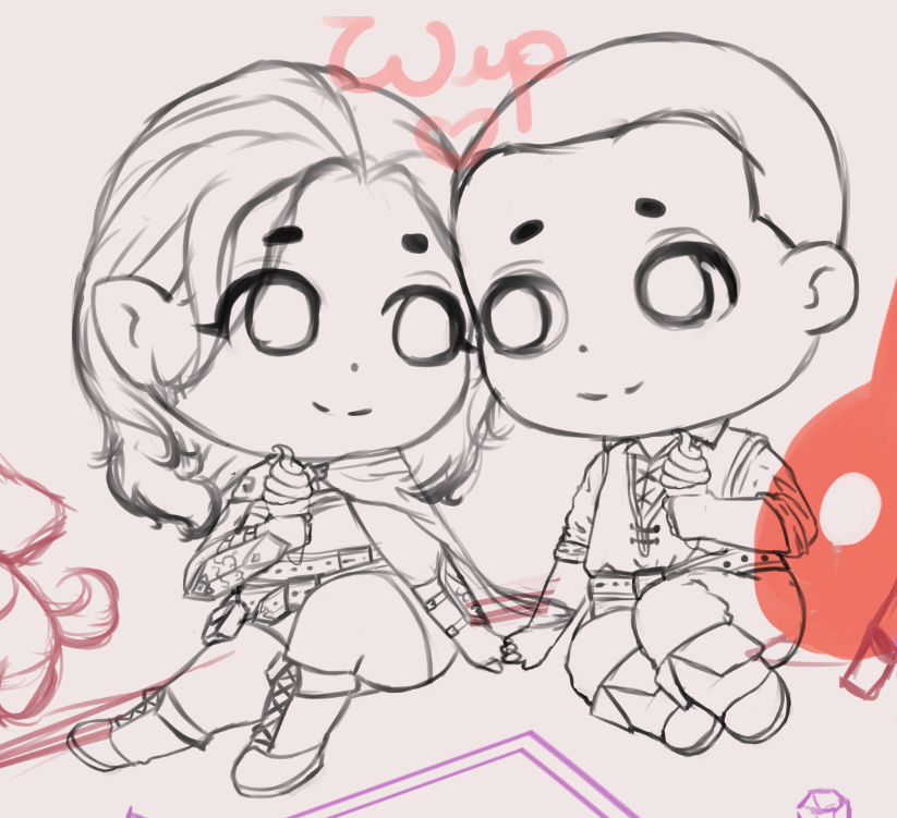 _katsunny's tweet photo. ~wip
o bardo e a elfa saíram no meio da missão pra tomar sorvete, como que a gente procede?? https://t.co/jVz07o06rN