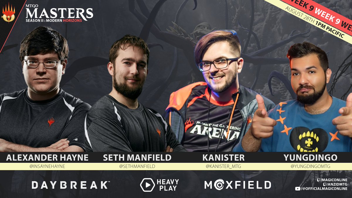 MagicOnline's tweet image. Ban announcements are LIVE and just in time for Top 8 LCQs on #MTGOMasters!

Tune in Wednesday 1pm PT at:
🔹twitch.tv/magiconline
🔹twitch.tv/anzidmtg

🔸 Pod 9
🔹 @kanister_mtg
🔹 @YungDingoMTG
🔹 @InsayneHayne
🔹 @SethManfield