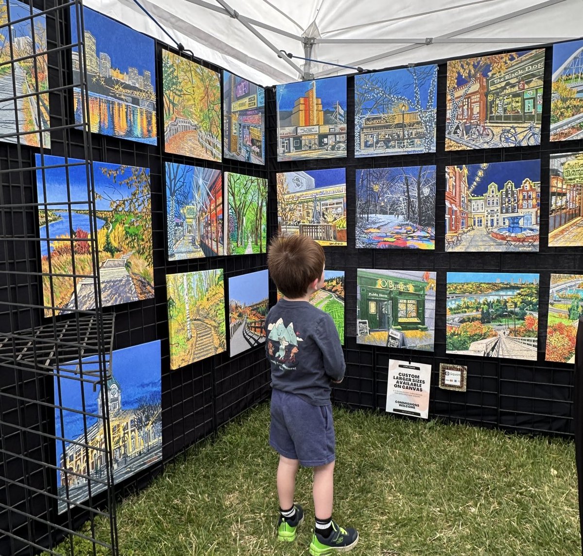 Come visit me at the Strathearn artwalk next Saturday and Sunday (Sept 7-8) in the Green zone spot 9. Close to 91 street. #strathearnartwalk  #yegevent #yegart #yegartforsale