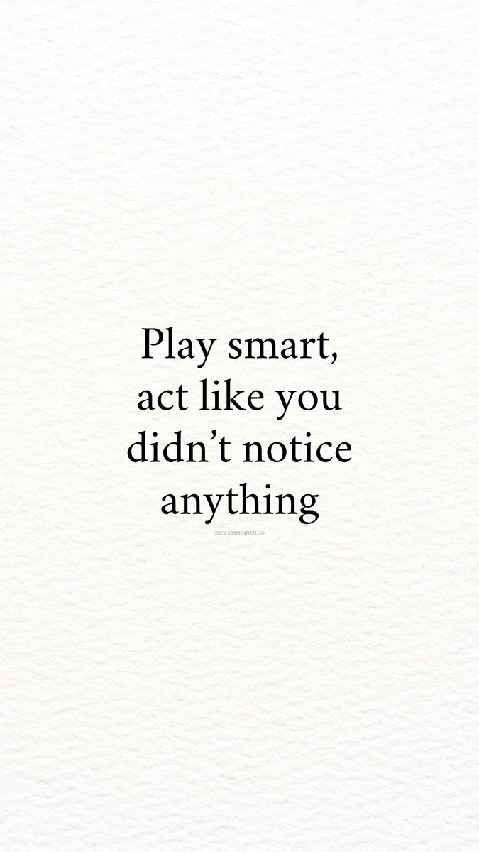 Play smart.