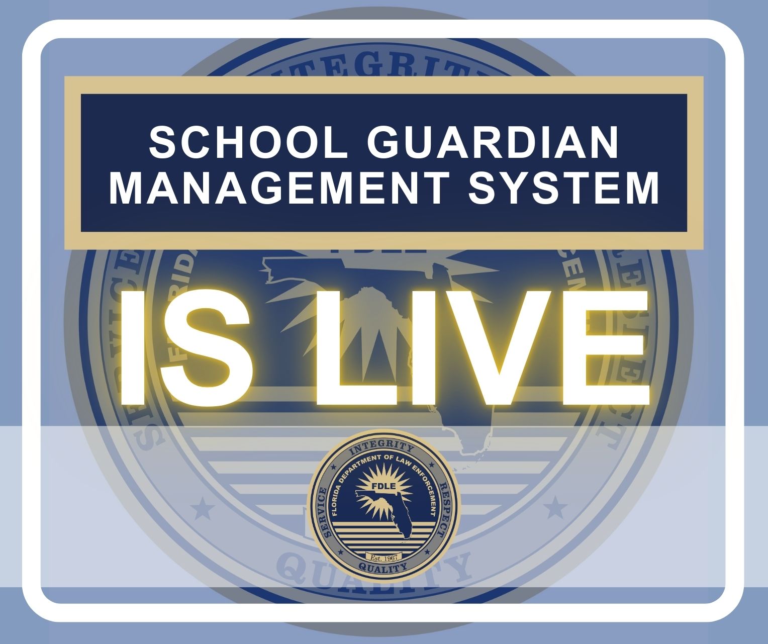 FDLE on X: &ldquo;Florida&rsquo;s School Guardian Management System is live 