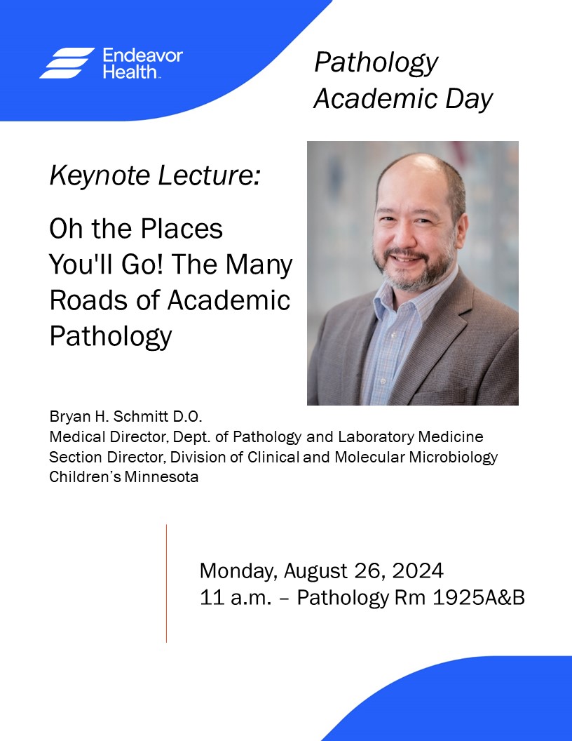 NorthShore_Path's tweet image. .@NorthShore_Path Academic Day 2024: an awesome program including a past graduate Dr. Schmitt, current faculty @alnajar_hussein and @RobertBenirsch1 and our PGY4 resident Omar!
