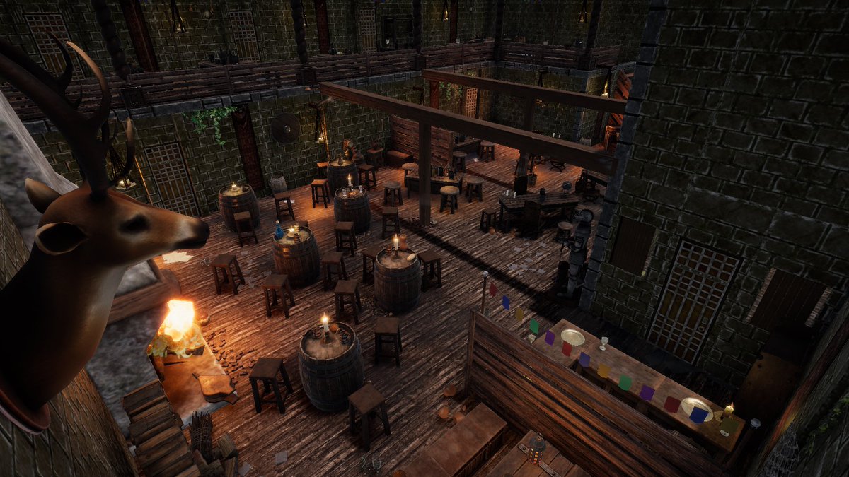 A tavern where you can drink a good beer 🍺💯

That's just beautiful 🤩

Buy now Chronos+Wishing Well  📲 store.steampowered.com/app/2006470/Ch…

#dnd5e #ttrpg #unity3d #gamedev #gamedevelopment #madewithunity