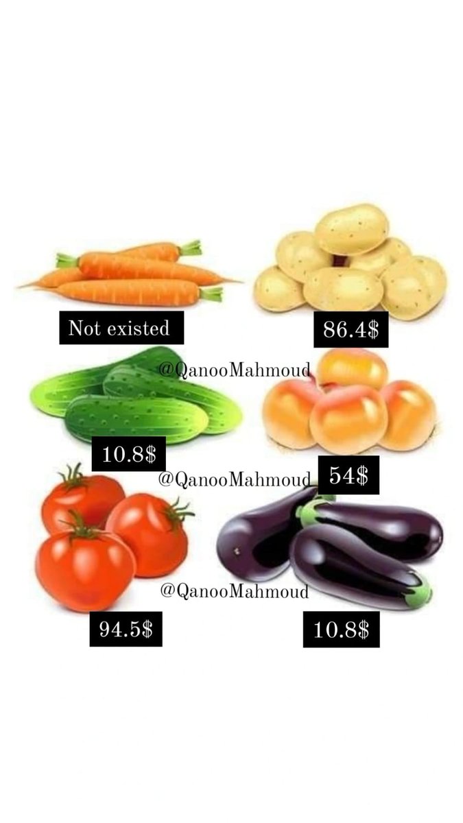 bts_promisa's tweet image. Today's update of vegetable prices shows that the items in the picture cost $256.5, making it a significant challenge for Mahmaoud and his family to secure their daily needs.
 Let's donate this amount to help their buy what they need.
Don't ignore this❌
paypal.me/qanoo?country.…
