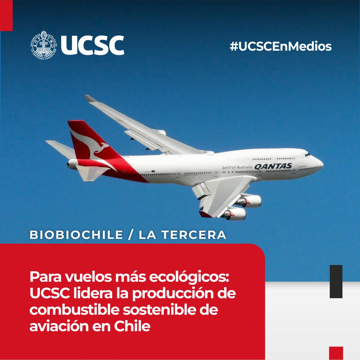 UCSC Concepción (@ucscconcepcion) on Twitter photo ✈️ #UCSCEnMedios | Para vuelos más ecológicos: UCSC lidera la producción de combustible sostenible de aviación en Chile
Universidad es la primera en producir combustible sostenible de aviación (SAF).
📲 Revisa la nota de <a href="/biobio/">BioBioChile</a> en: bit.ly/3Z4hbFM ✈️ #UCSCEnMedios | Para vuelos más ecológicos: UCSC lidera la producción de combustible sostenible de aviación en Chile
Universidad es la primera en producir combustible sostenible de aviación (SAF).
📲 Revisa la nota de <a href="/biobio/">BioBioChile</a> en: bit.ly/3Z4hbFM