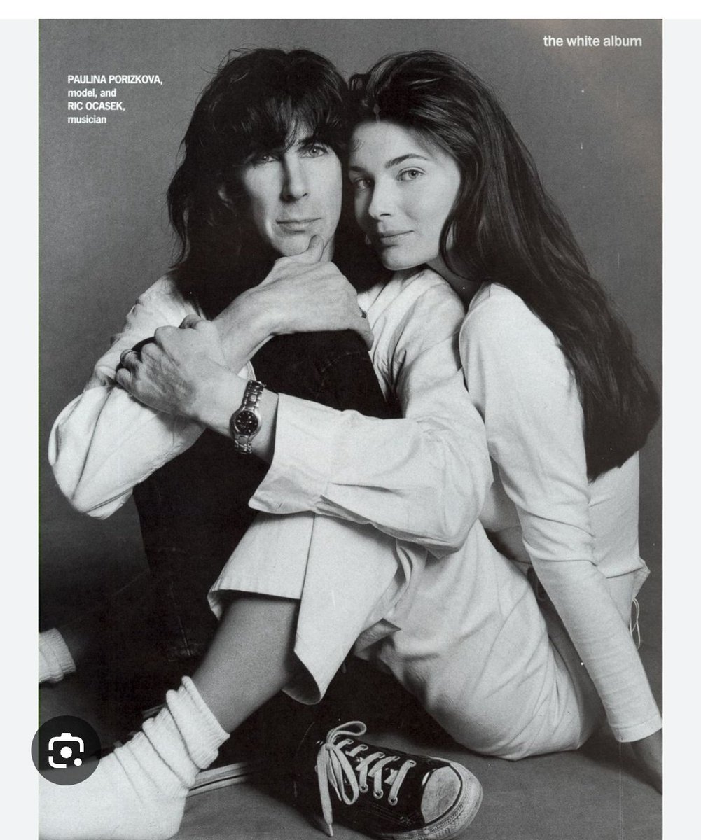 Ric Ocasek and Paulina 🚗