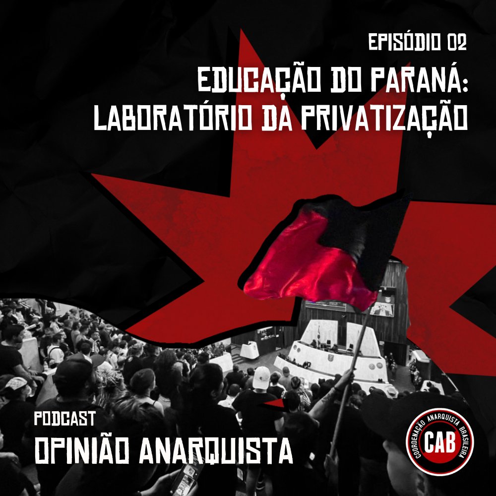 🏴🚩 OPINIÃO ANARQUISTA

Episódio 02. Educação do Paraná: laboratório da privatização.

Escute no spotify o segundo episódio de nosso novo podcast!

open.spotify.com/episode/7yW5em…

(+)
