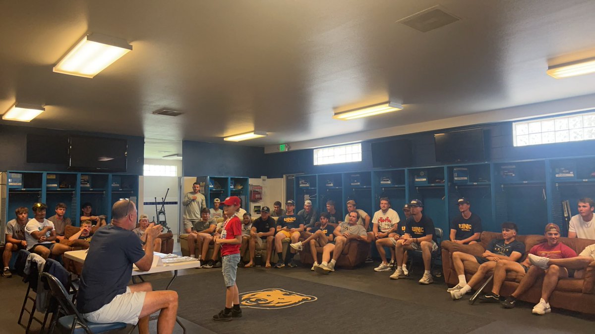 UNC Baseball (@unc_bearsbsb) on Twitter photo It’s official, ADAYR Arredondo, is a UNC BEAR. Had an official signing day on Monday to celebrate with team and family.
Have been working with <a href="/GoTeamIMPACT/">Team IMPACT</a> and they have created a great connection our team to mentor and serve!
#brotherhood It’s official, ADAYR Arredondo, is a UNC BEAR. Had an official signing day on Monday to celebrate with team and family.
Have been working with <a href="/GoTeamIMPACT/">Team IMPACT</a> and they have created a great connection our team to mentor and serve!
#brotherhood