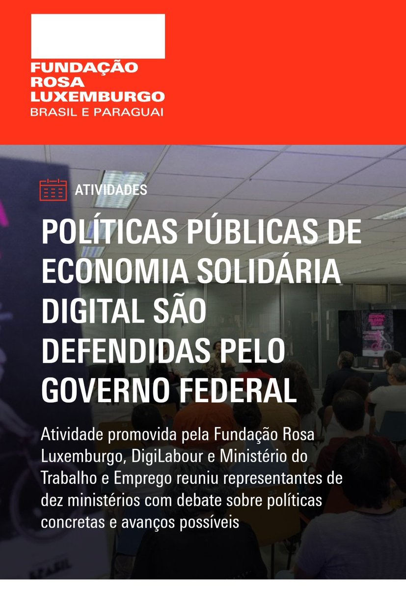 Políticas públicas de Economia Solidária Digital são defendidas pelo Governo Federal

rosalux.org.br/politicas-publ…