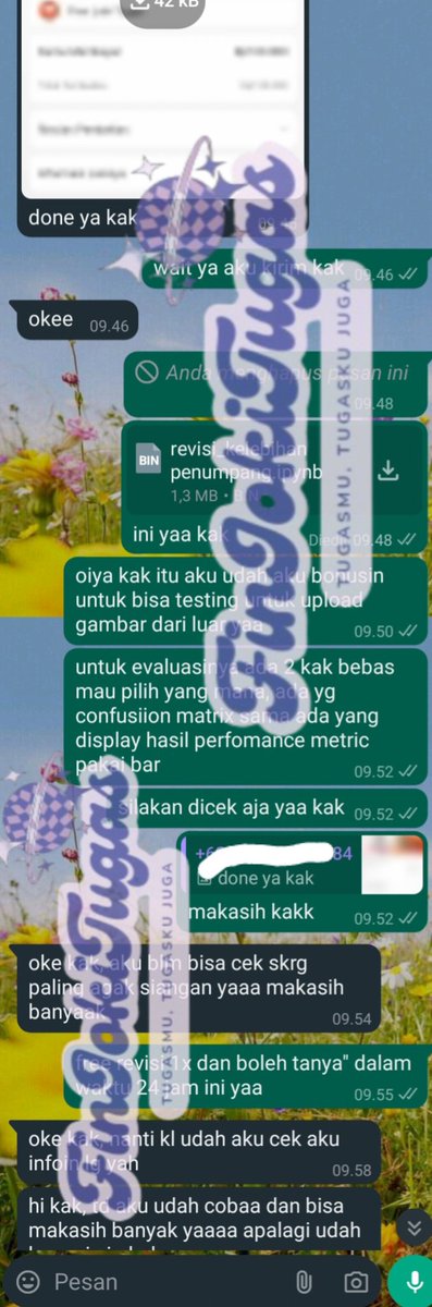finnjokitugas's tweet image. 📌Pembuatan dashboard grafana + data cleaning
📌Fix error YOLOv8 deteksi overcapacity
✅️free revisi dan konsultasi (s/k berlaku)
✅️fast respon
✅️amanah
#testimoni
#jokitugas
#jokiinformatika