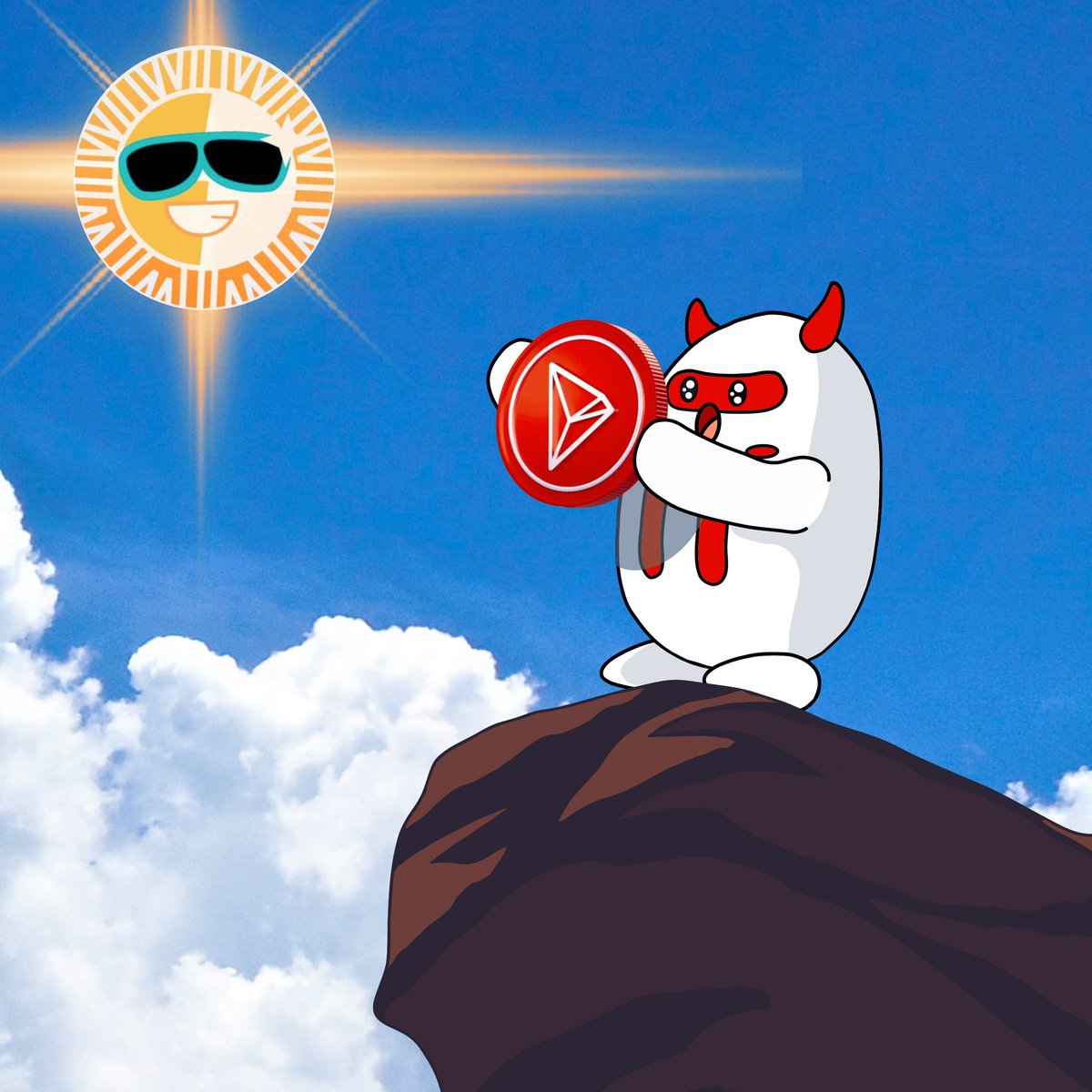 TRXTronBull's tweet image. As the sun begins to shine, the true king emerges. 

$BULL @sunpumpmeme @trondao