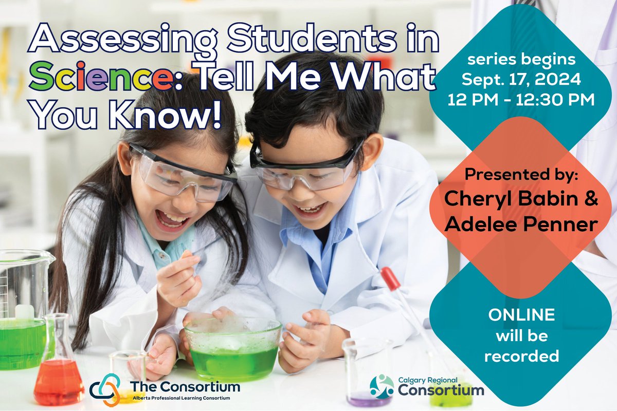 🔍Curious about what your science students really understand? Join our "Assessing Students in Science" series for quick, actionable strategies to uncover student learning! 📚✨

Learn more/register: crcpd.ab.ca/program/12967
