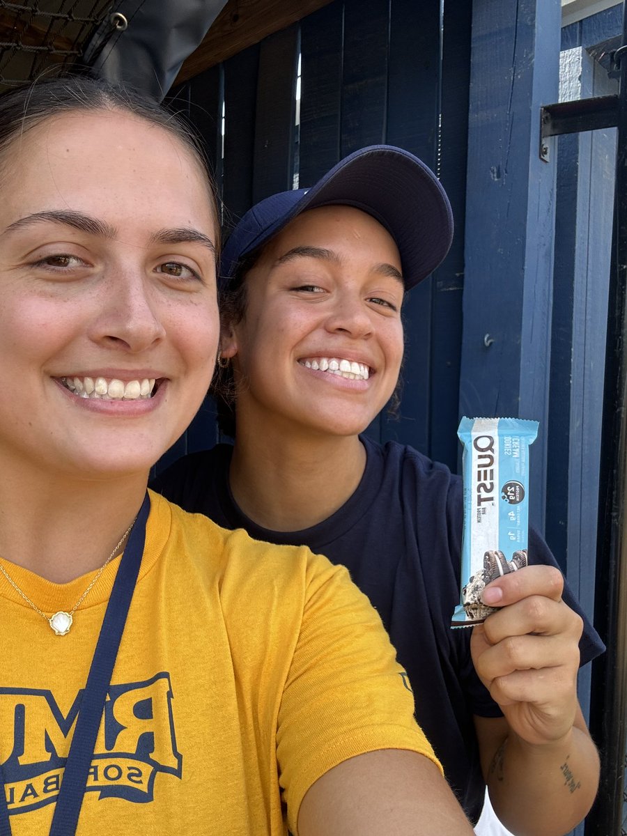 Made sure my teammate, <a href="/SequoiaDunlap/">Sequoia Dunlap</a>, had a good post practice snack today! Glad to make this #sacrifice for a fellow teammate. 
<a href="/RMUSoftball/">RMU Softball</a>