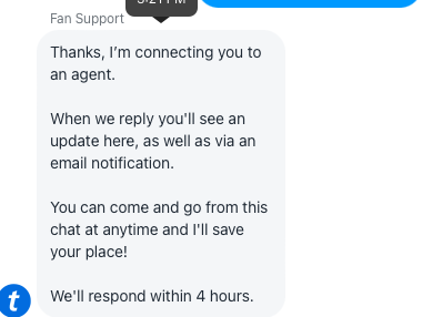 Does <a href="/Ticketmaster/">Ticketmaster</a>  require you to sit in front of your computer for FOUR hours to get a response to chat?