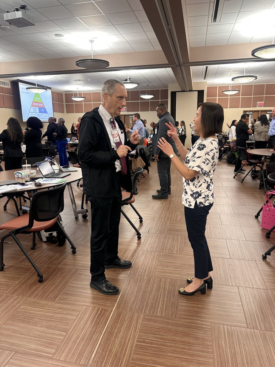 I wonder what Associate Supt <a href="/XMRaldine/">XMR</a> and the high school principals are asking John Fessenden at <a href="/lead4ward/">lead4ward</a> training! I’m sure it’s a master plan for #AldineImpact!