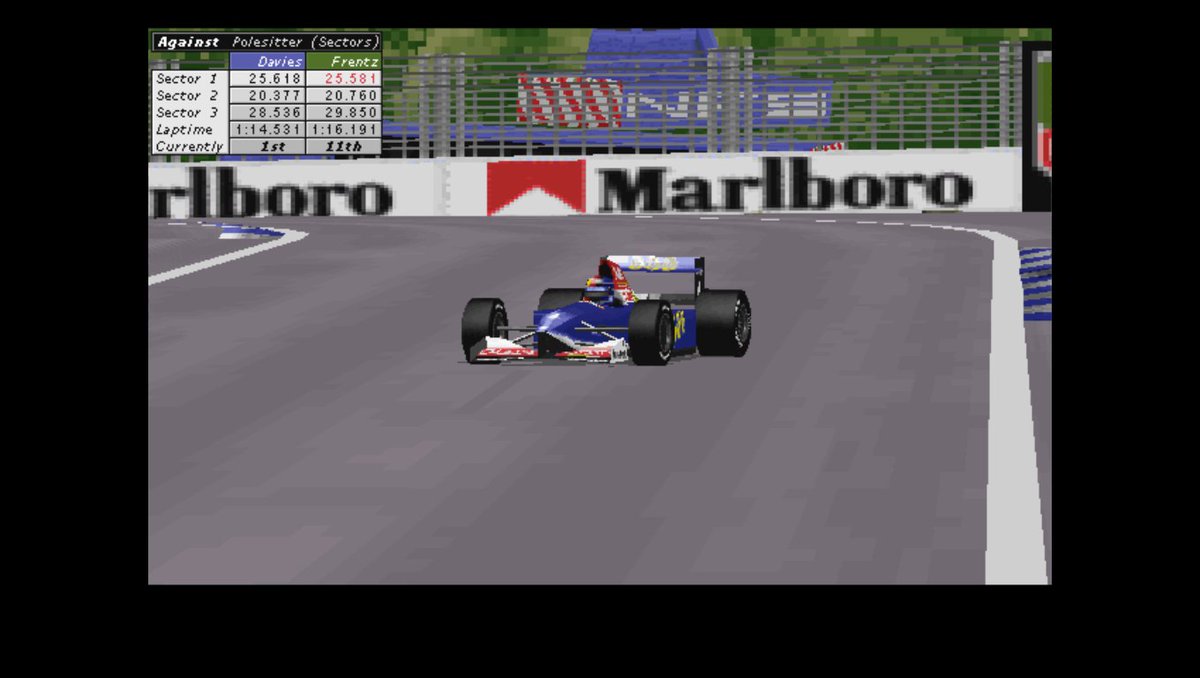 Gp2Joey's tweet image. 5/11/1993
#F1 Rd16/16 #AustralianGP 
FRI QUALIFYING
1:49pm

Despite sensationally going fastest of all through the first sector, #Frantzen looses ground in the #Tyrrell on his way to an improved time of 1m16.191s and goes 11th fastest...
#RetroF1