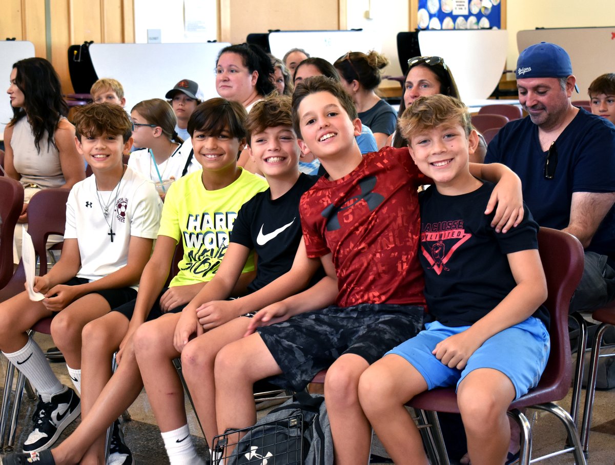 NORTH SHORE 6TH GRADE ORIENTATION
Welcome North Shore Sixth Graders!
Today, Principal Ryan O’Hara along with Assistant Principal Dr. Maram Mabrouk, faculty, and staff welcomed approximately 200 sixth graders to North Shore Middle School. #GoVikingsGo
