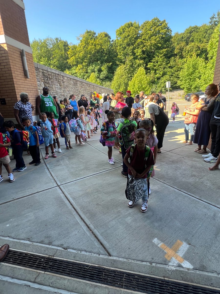 All smiles on the first day of school!
