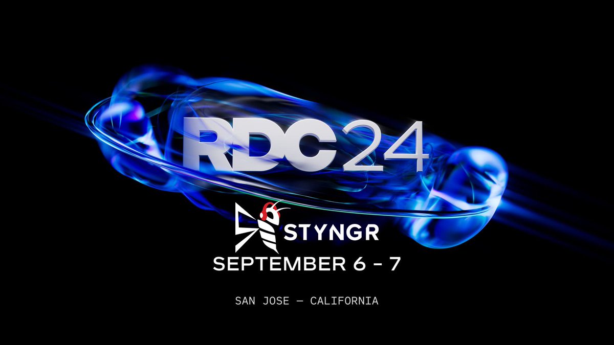 🚨 STYNGR @ RDC 🚨

Free ice cream &amp; slushies are on us! 🍦🥤

Join us Friday &amp; Saturday (12:30 PM - 2:00 PM &amp; 4:00 PM - 5:00 PM) at 520 S Almaden Ave, San Jose, CA.

Enter our Discord giveaway for a chance to win an Elgato Facecam Pro, Keychron Keyboard &amp; more! 🎁

👉