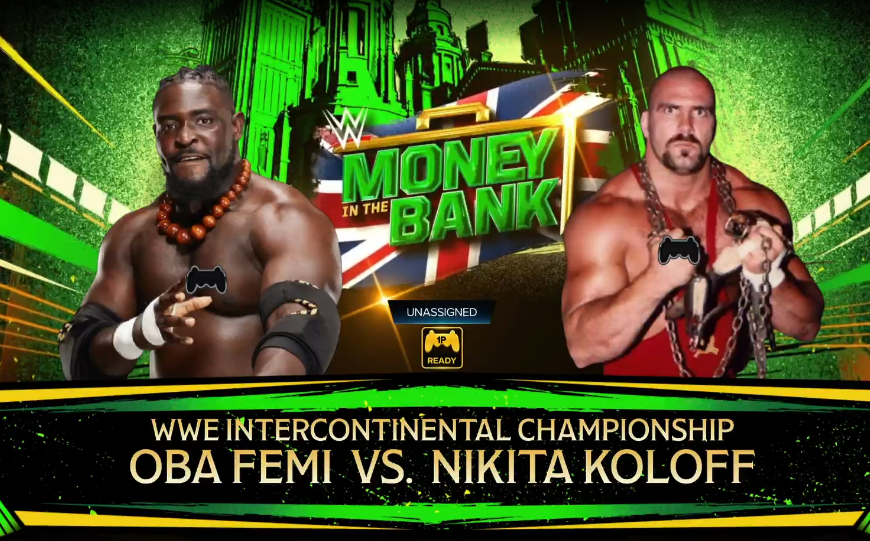 genius_content's tweet photo. The #wwe2k24  Big Man Universe is back, with Money in the Bank!  Where else can you get a matchup like this?

https://t.co/I7ON7WcFBN https://t.co/6iFRgGMCkN